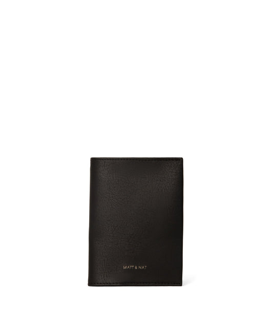 VOYAGE Vegan Passport Holder - Arbor | Color: Black - variant::black