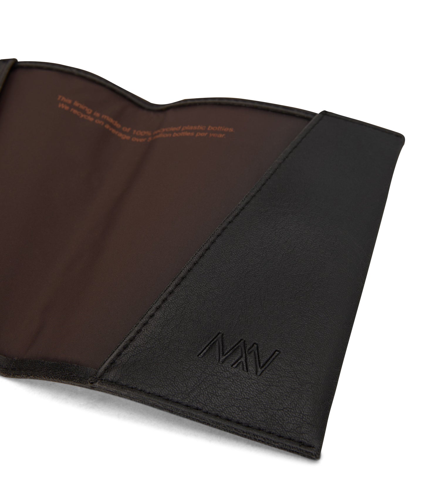 VOYAGE Vegan Passport Holder - Arbor | Color: Black - variant::black