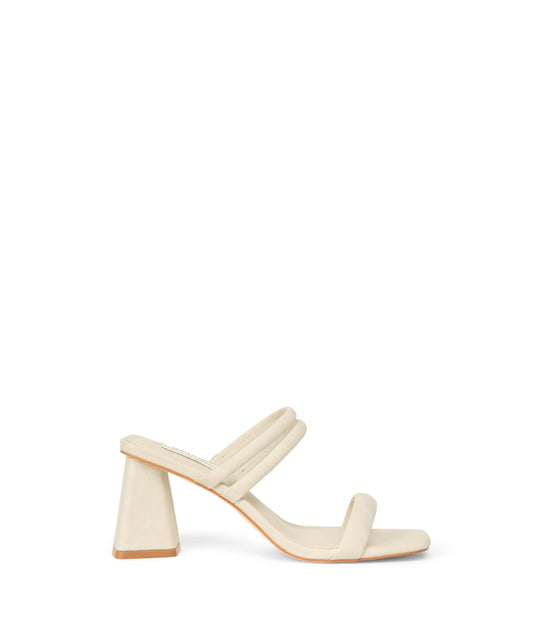 LINO Women's Vegan Heels | Color: White - variant::off white