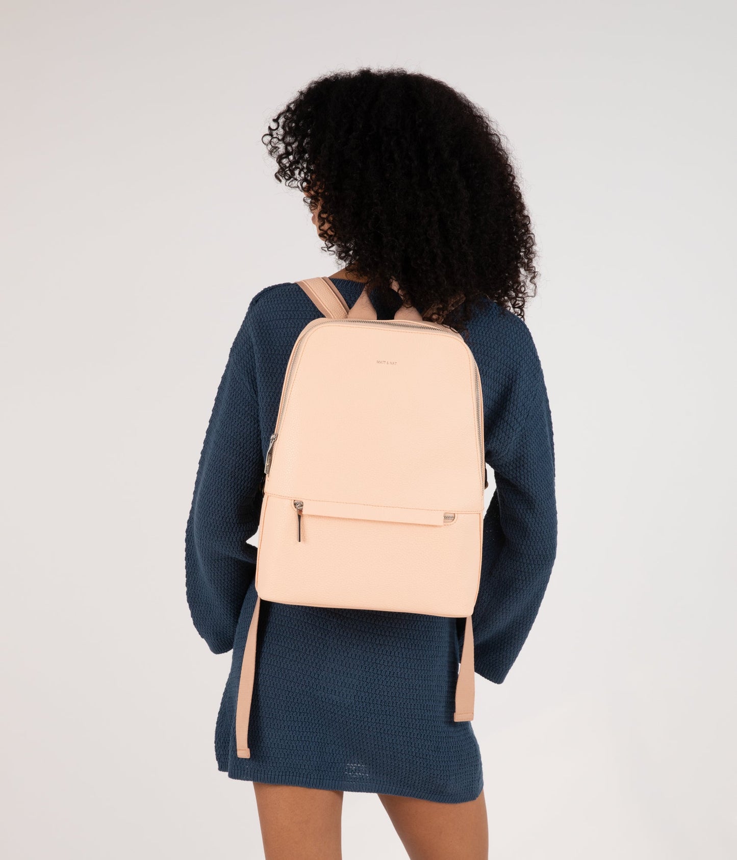 ELISE Vegan Backpack - Purity | Color: Pink - variant::doll