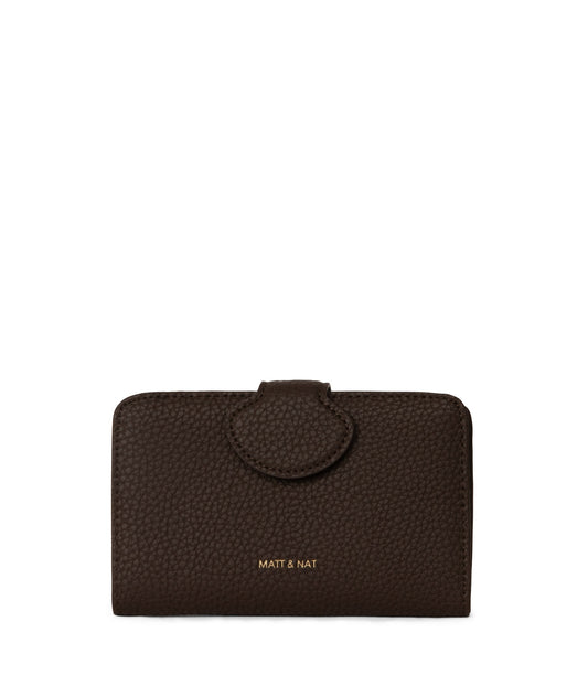 FLOATSM Small Vegan Wallet - Purity | Color: Brown - variant::truffle
