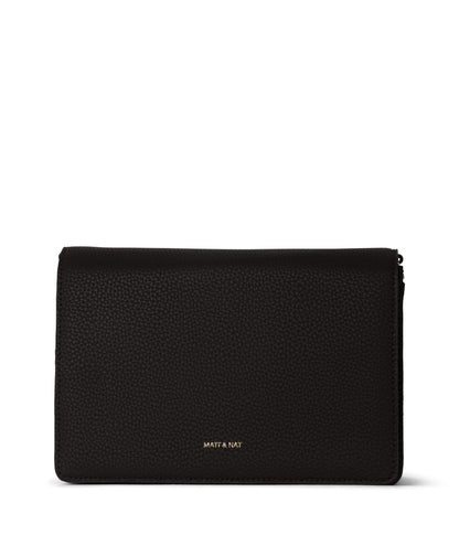 FRANCA Vegan Crossbody Bag - Purity | Color: Black - variant::black