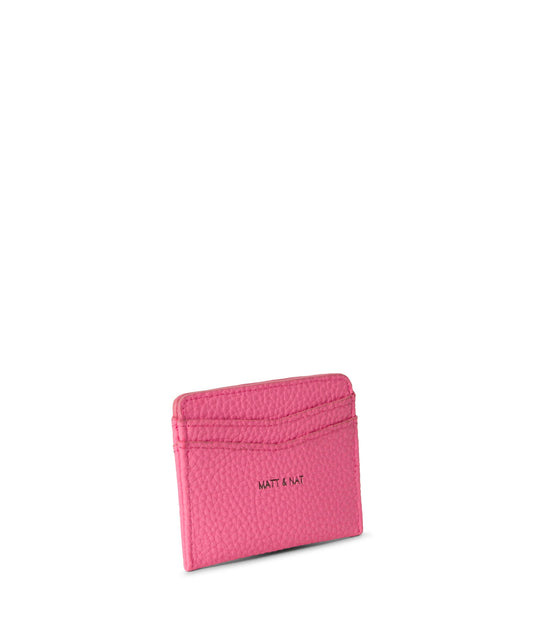 JUNYA Vegan Card Holder - Purity | Color: Pink - variant::rosebud