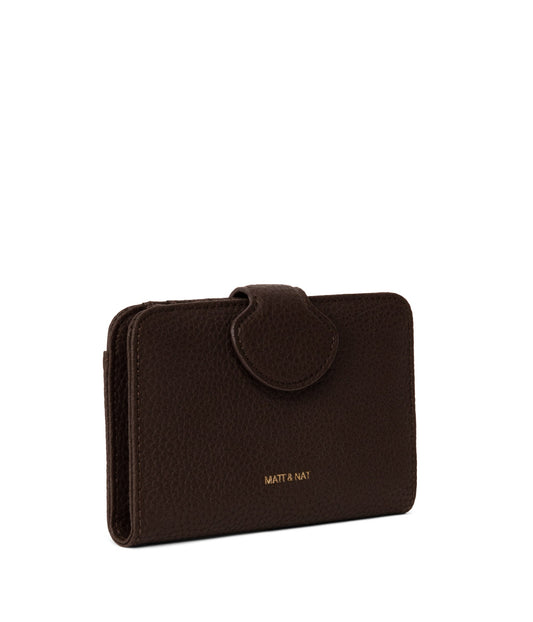 FLOATSM Small Vegan Wallet - Purity | Color: Brown - variant::truffle