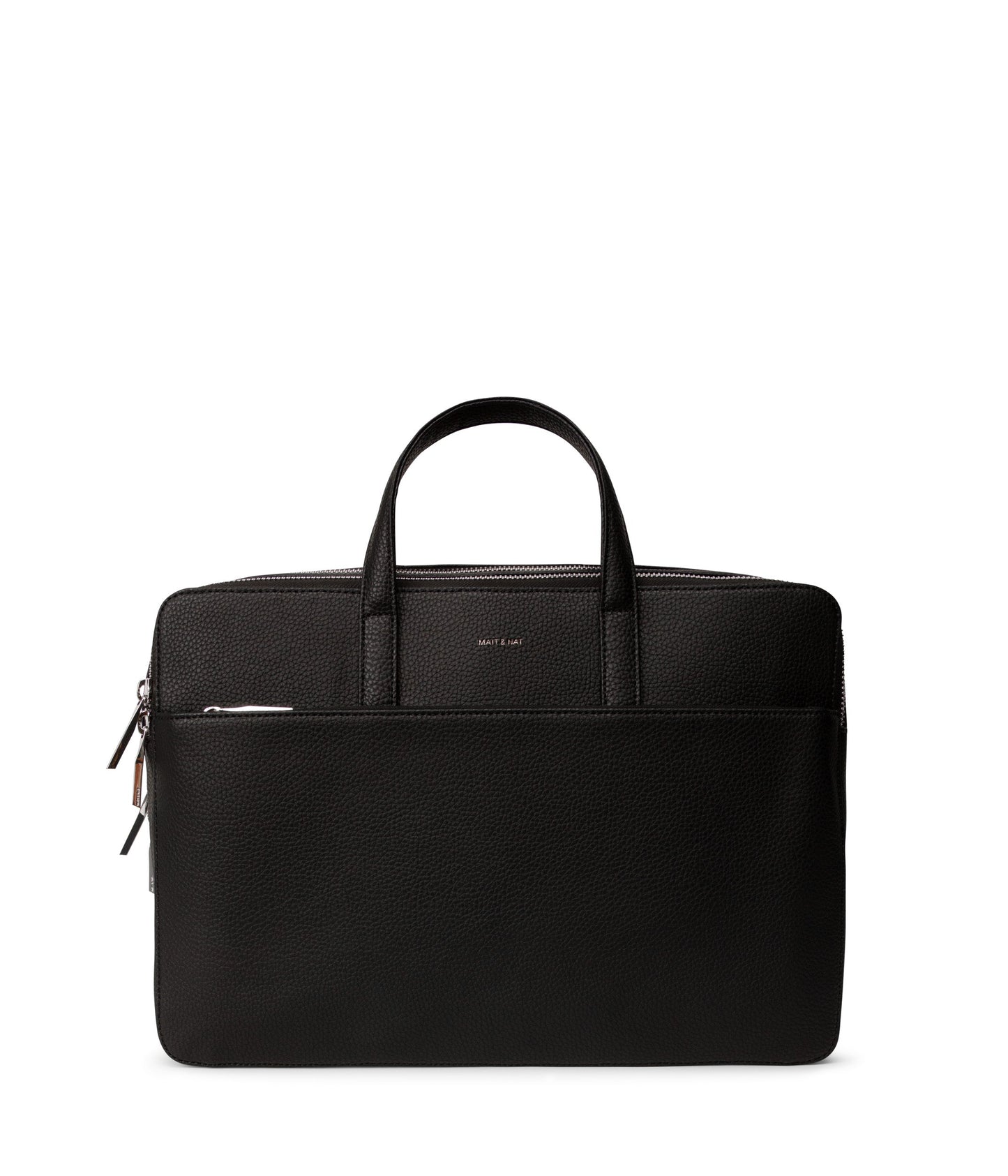 TOM Vegan Briefcase - Purity | Color: Black - variant::black