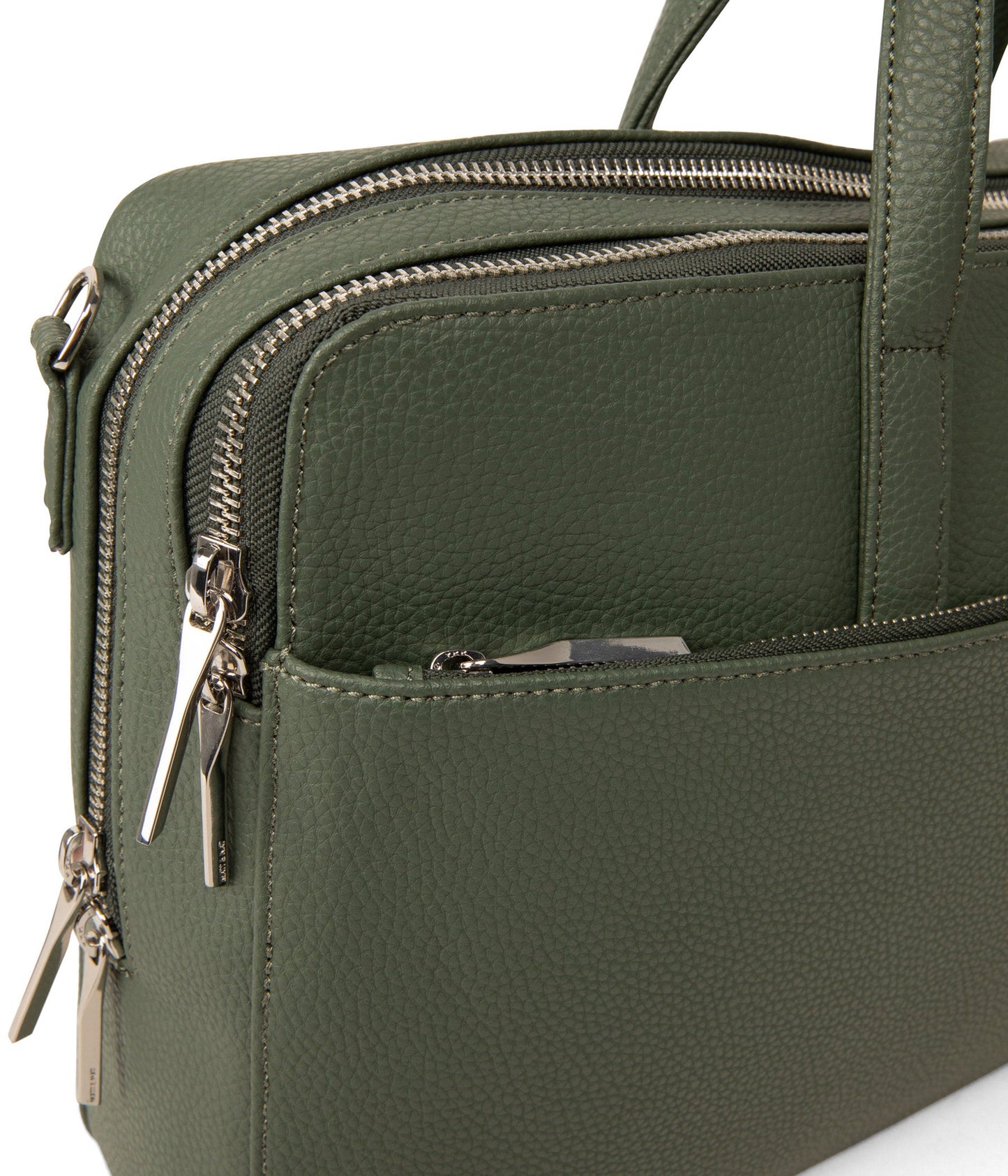 TOM Vegan Briefcase - Purity | Color: Green - variant::forest