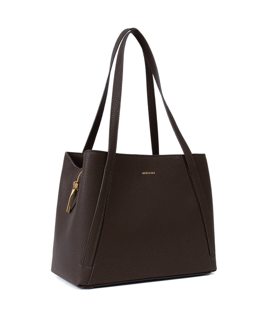 ZOEY Vegan Tote Bag - Purity | Color: Brown - variant::truffle