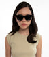 JAZI-2 Recycled Round Sunglasses | Color: Brown - variant::brown