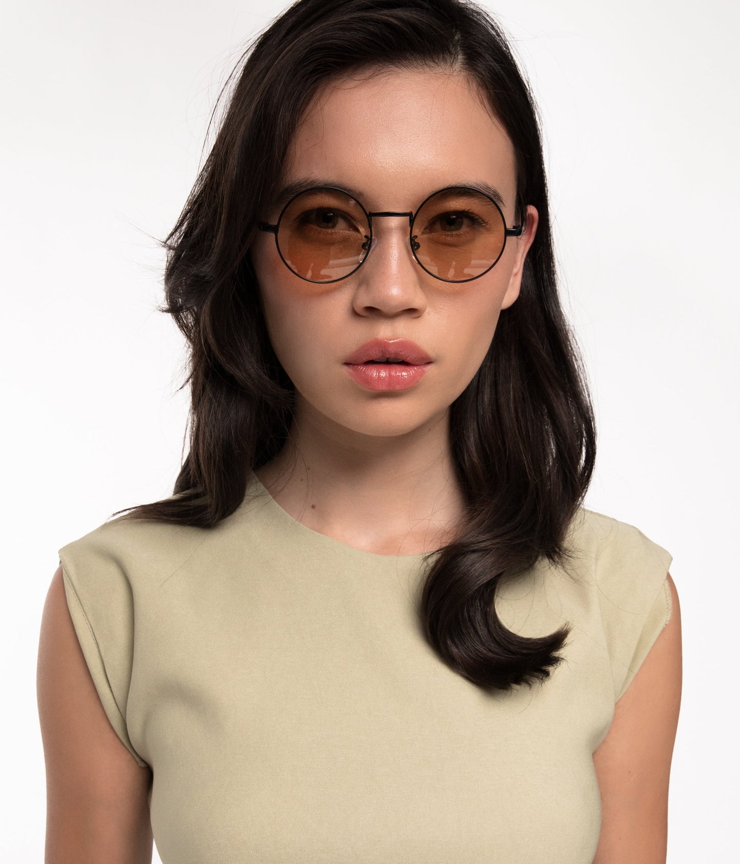 COLE SM Small Round Sunglasses | Color: Black - variant::mblbla