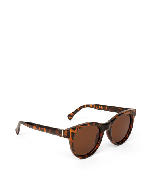 JAZI-2 Recycled Round Sunglasses | Color: Brown - variant::brown