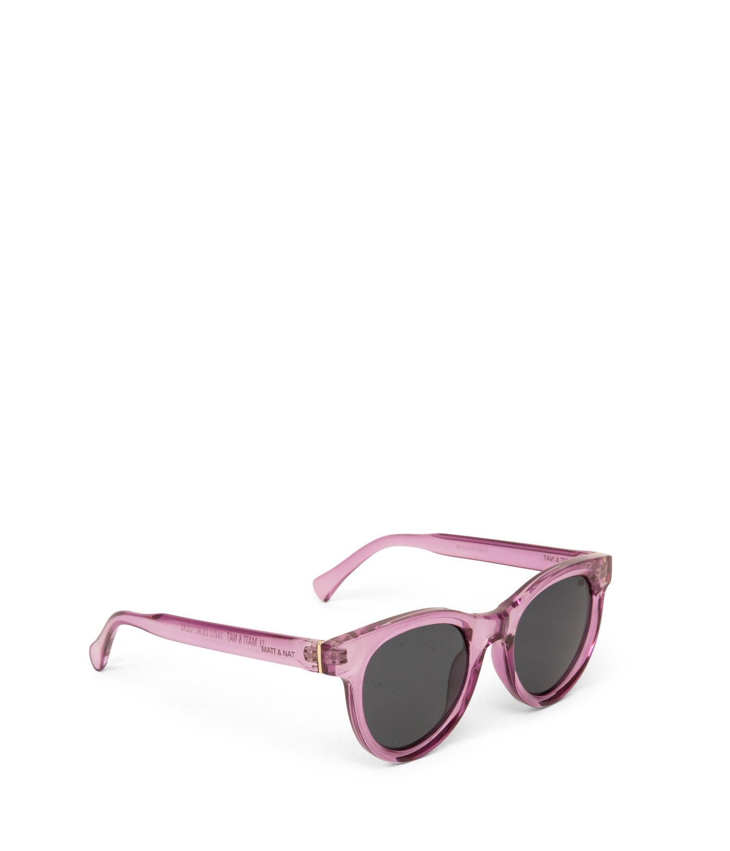 JAZI-2 Recycled Round Sunglasses | Color: Purple, Grey - variant::lilac