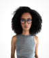 ALDIE-3 Recycled Round Reading Glassess | Color: Black - variant::black