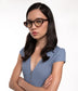 AMARA-3 Recycled Cat-Eye Reading Glasses | Color: Black - variant::black