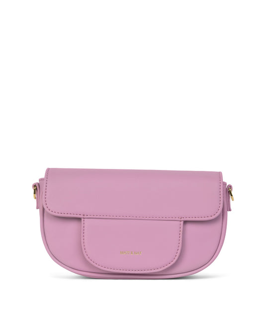 HAITI Vegan Crossbody Bag - Sol | Color: Purple - variant::petal