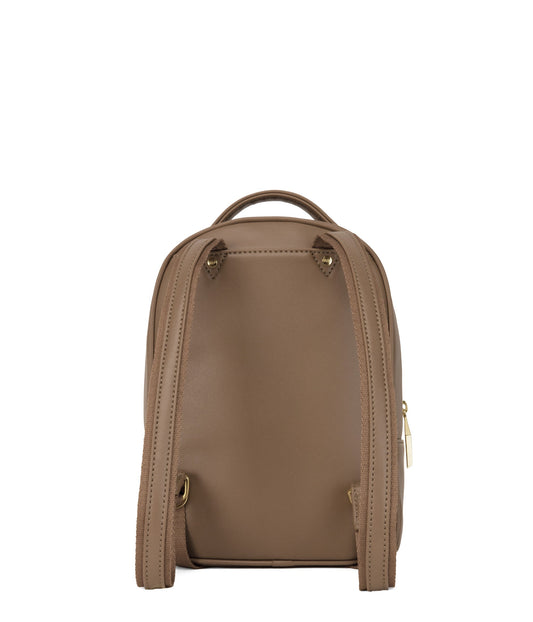 CAROSM Small Vegan Backpack - Sol | Color: Brown - variant::twig