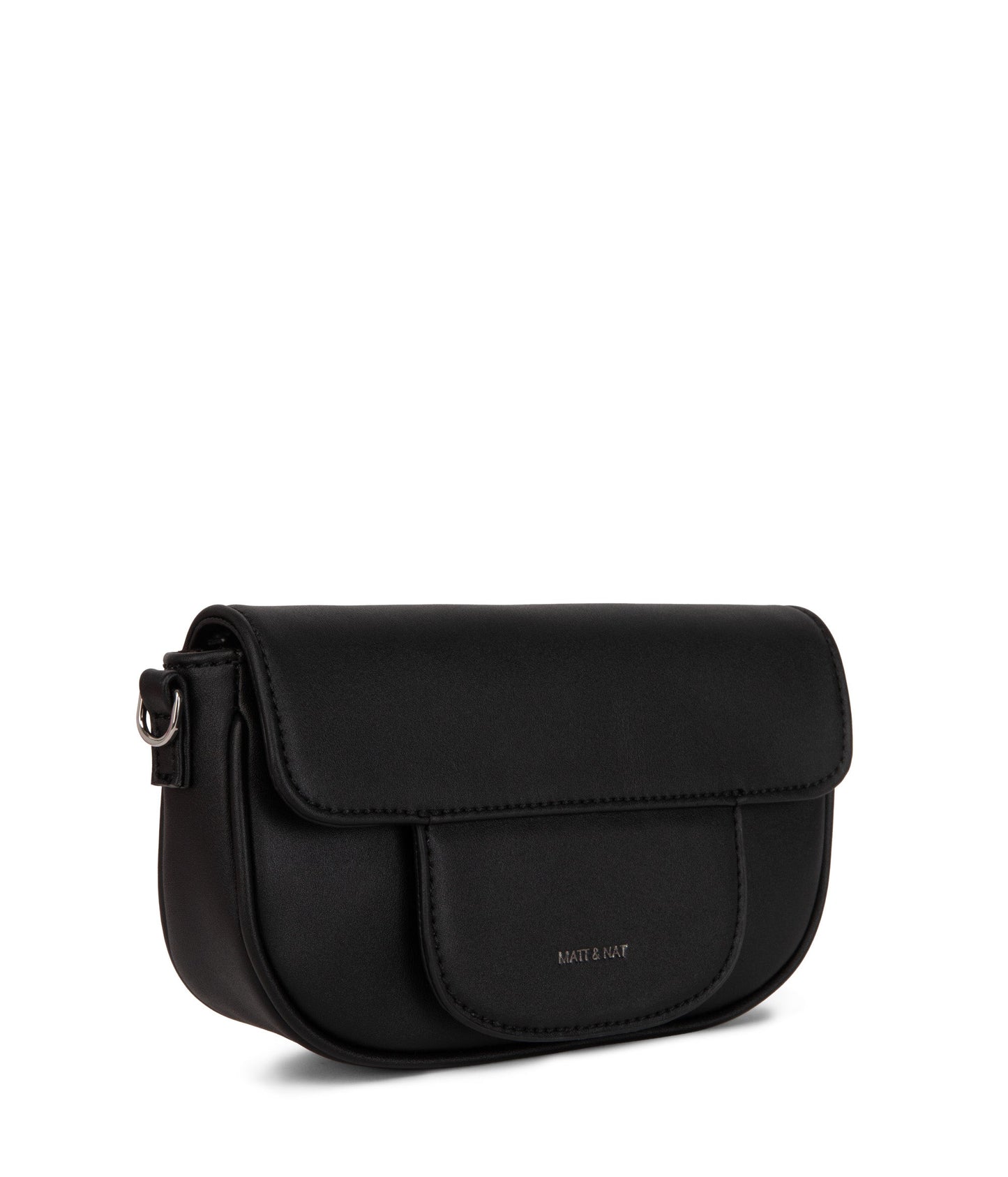 HAITI Vegan Crossbody Bag - Sol | Color: Black - variant::black