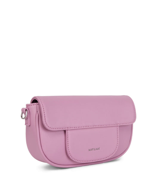 HAITI Vegan Crossbody Bag - Sol | Color: Purple - variant::petal