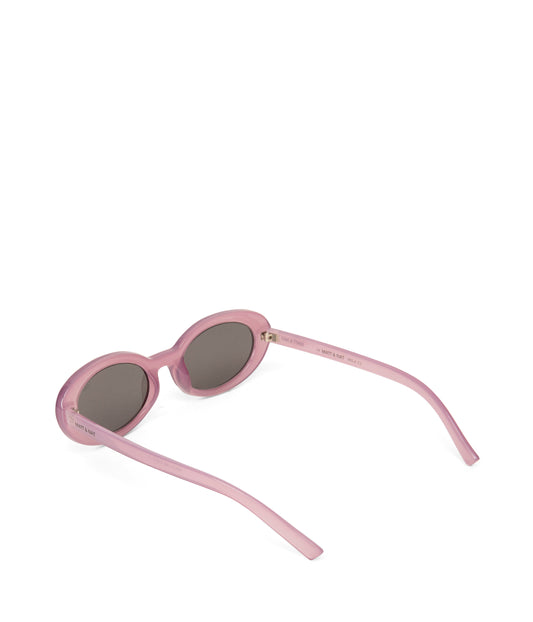 MIELA-2 Recycled Oval Sunglasses | Color: Purple, Grey - variant::lilac
