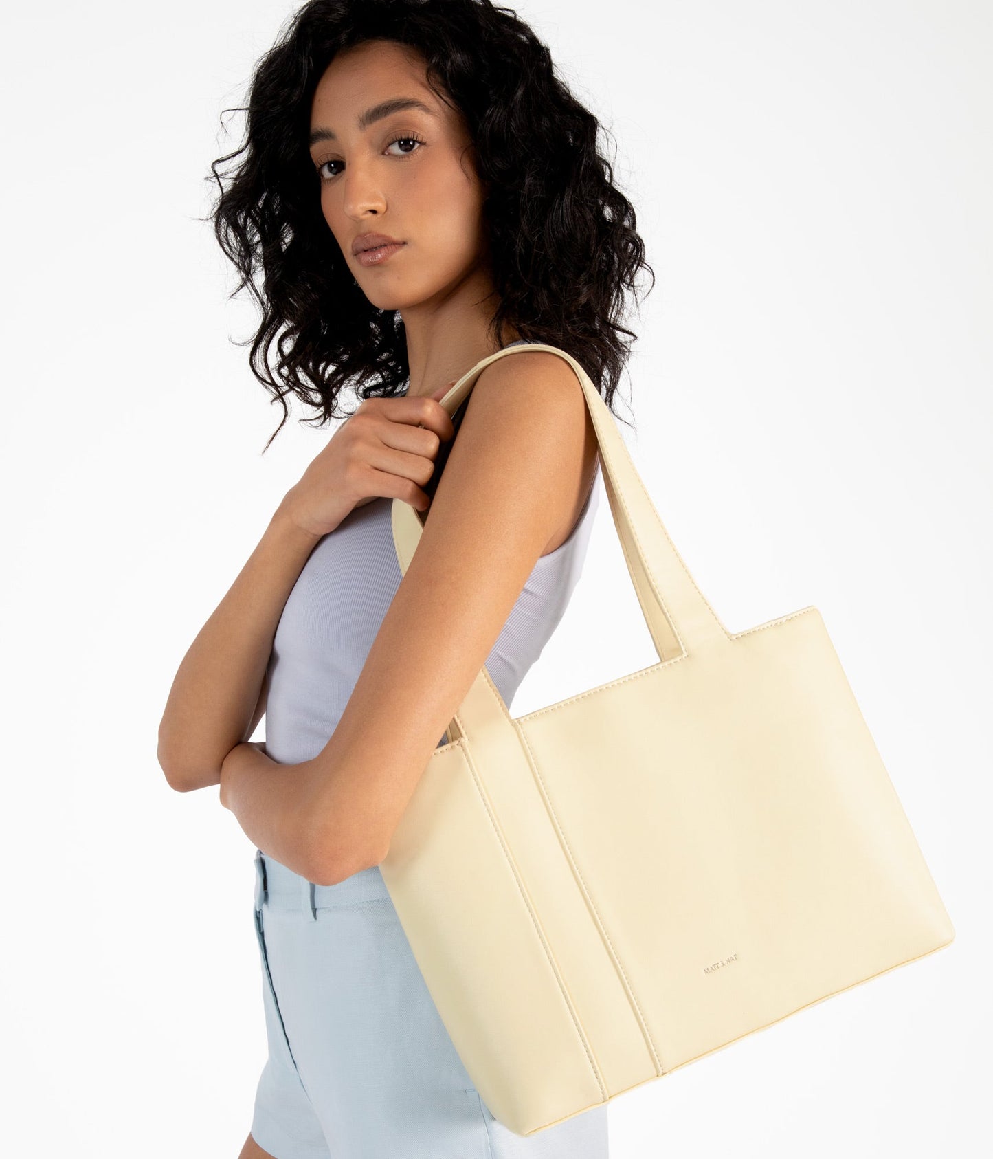 GARNI Vegan Tote Bag - Forum | Color: Grey - variant::cave