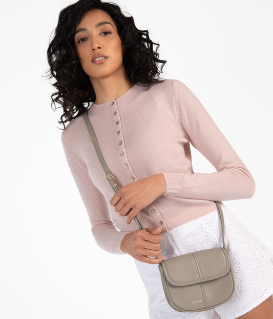 IDA Small  Vegan Crossbody Bag - Forum | Color: Grey - variant::cave