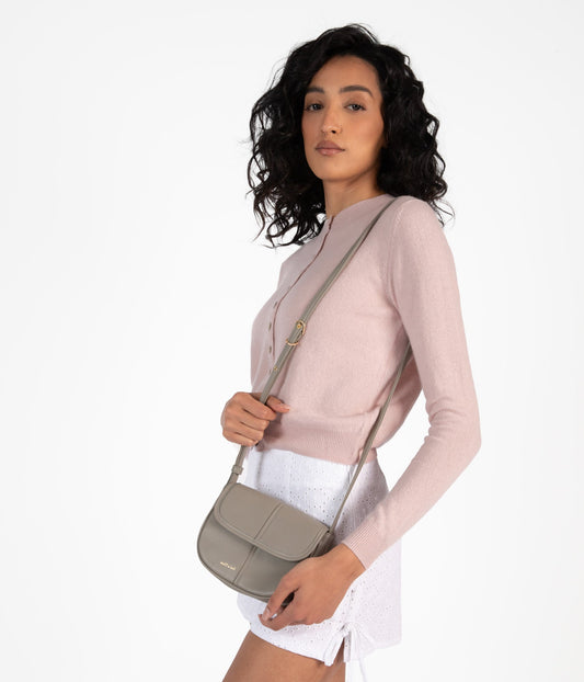 IDA Small  Vegan Crossbody Bag - Forum | Color: Grey - variant::cave