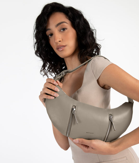 NENEI Vegan Shoulder Bag – Forum | Color: Grey - variant::cave