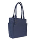 IONA Vegan Tote Bag - Grain | Color: Blue - variant::blueberry