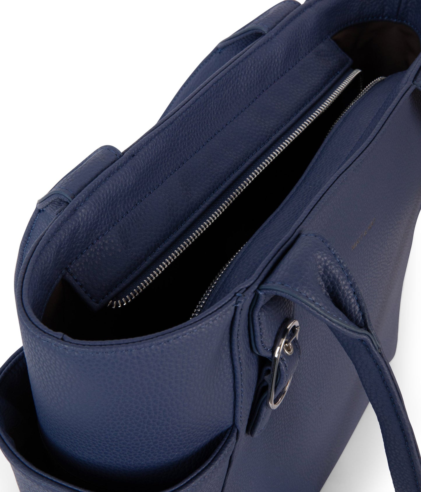 IONA Vegan Tote Bag - Grain | Color: Blue - variant::blueberry