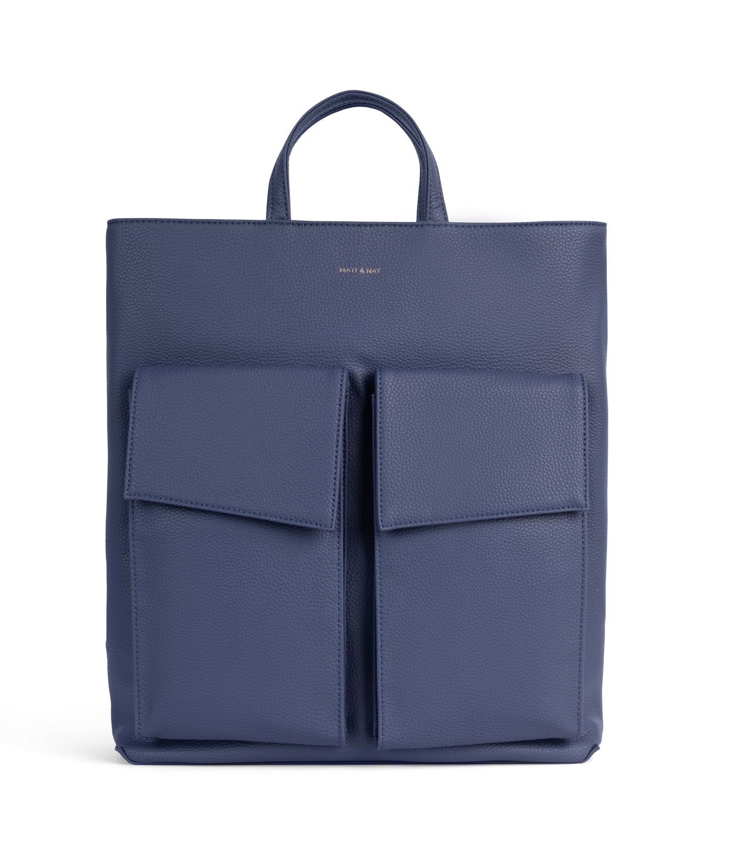 MYRON Vegan Backpack - Grain | Color: Blue - variant::blueberry