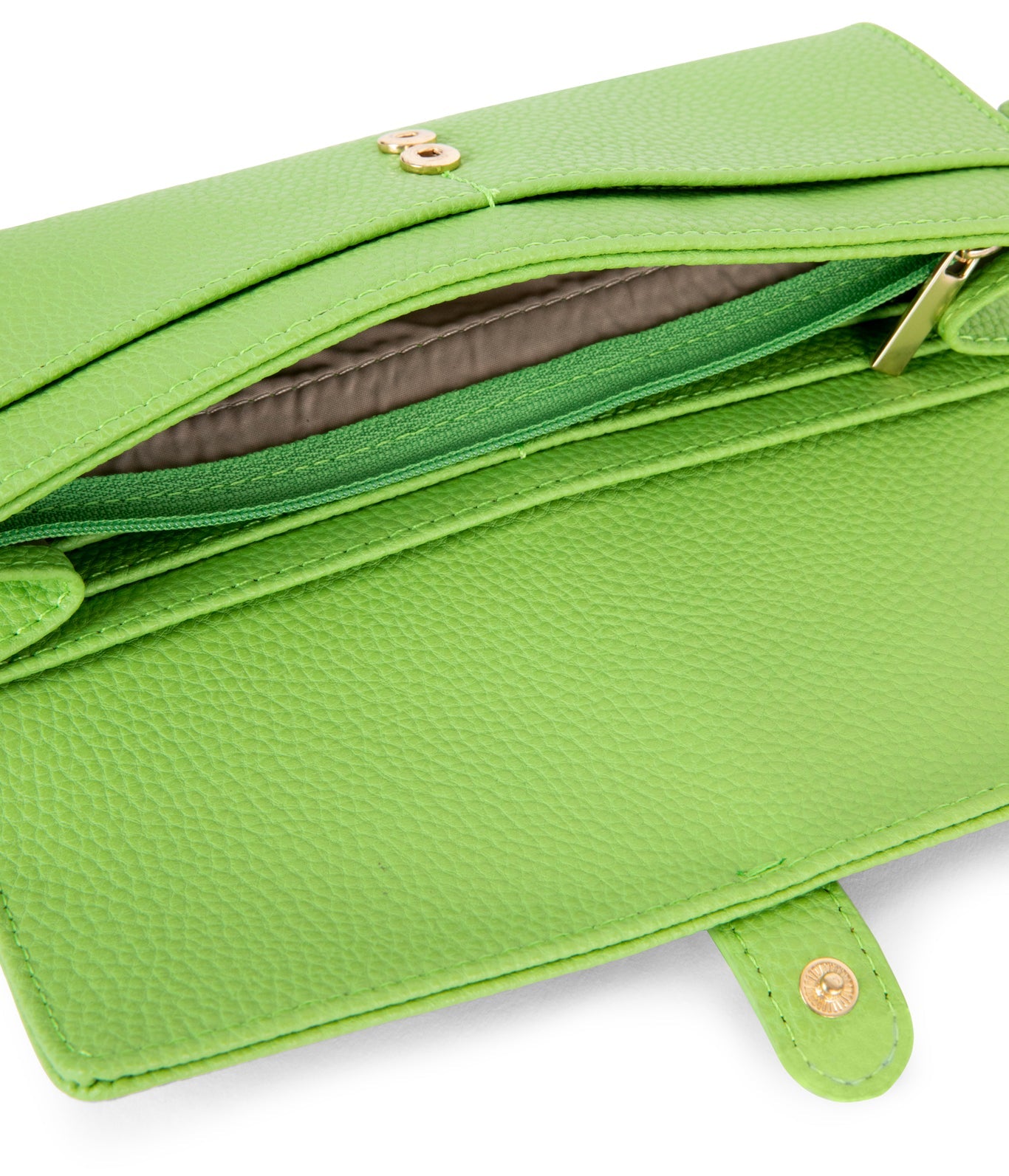 SEUN Vegan Wallet – Grain | Color: Green - variant::peppermint