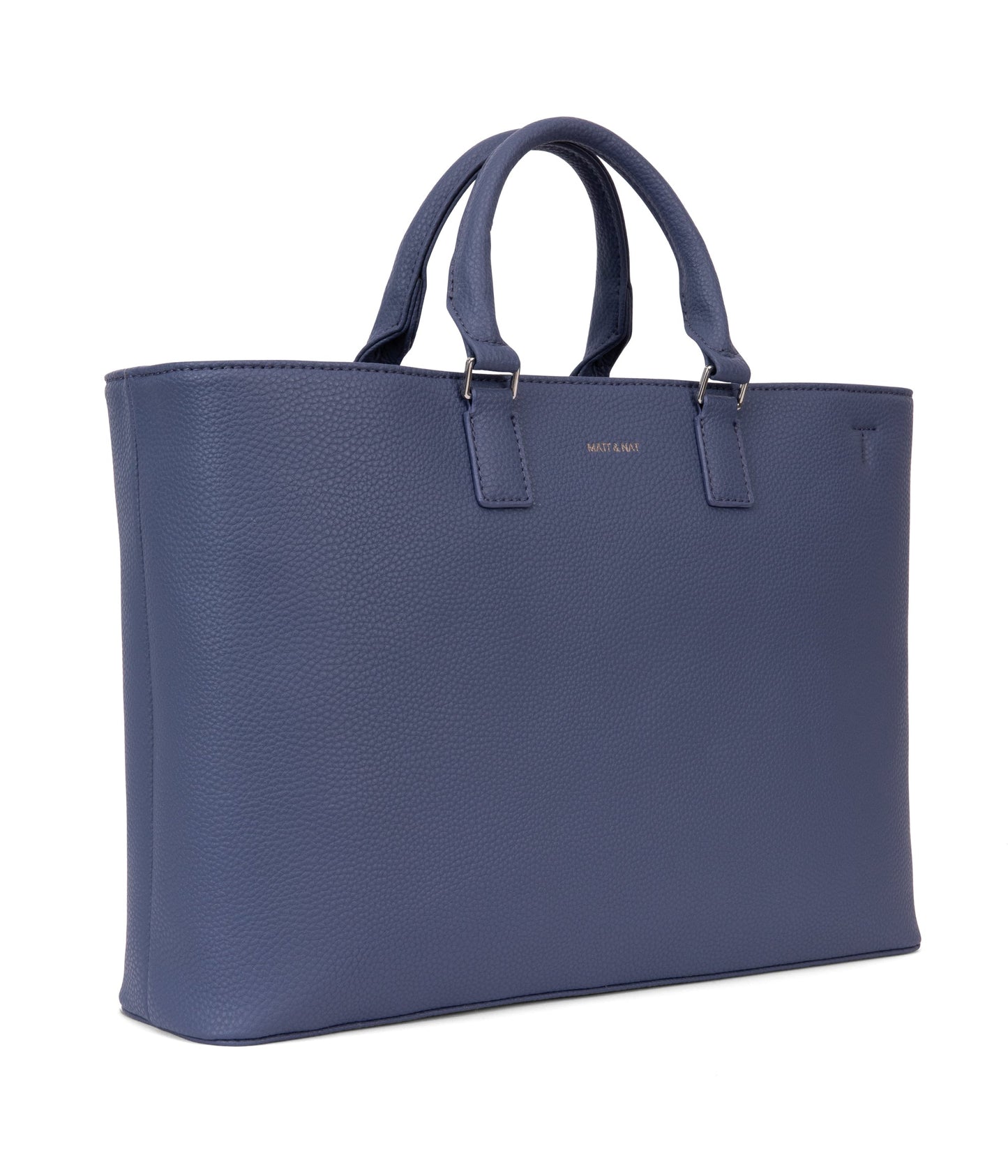 SEVYN Vegan Satchel - Grain | Color: Blue - variant::blueberry