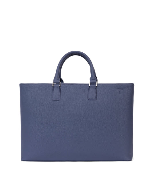 SEVYN Vegan Satchel - Grain | Color: Blue - variant::blueberry