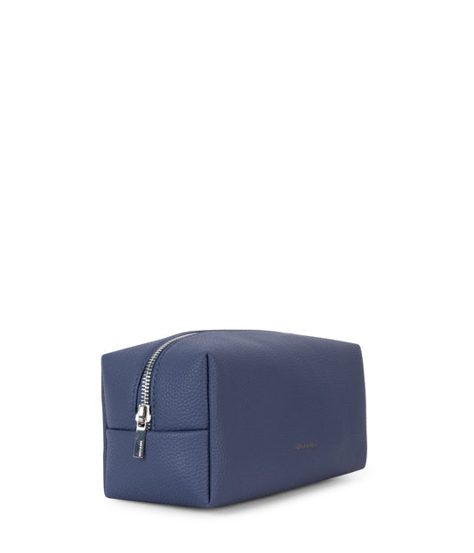 BLAIR Vegan Toiletry Case - Grain | Color: Blue - variant::blueberry