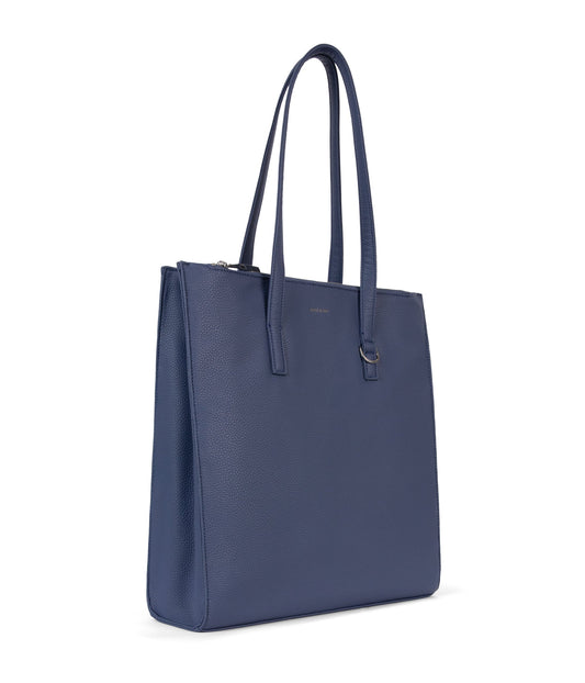 CANCI Vegan Tote Bag - Grain | Color: Blue - variant::blueberry