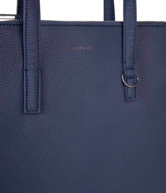 CANCI Vegan Tote Bag - Grain | Color: Blue - variant::blueberry