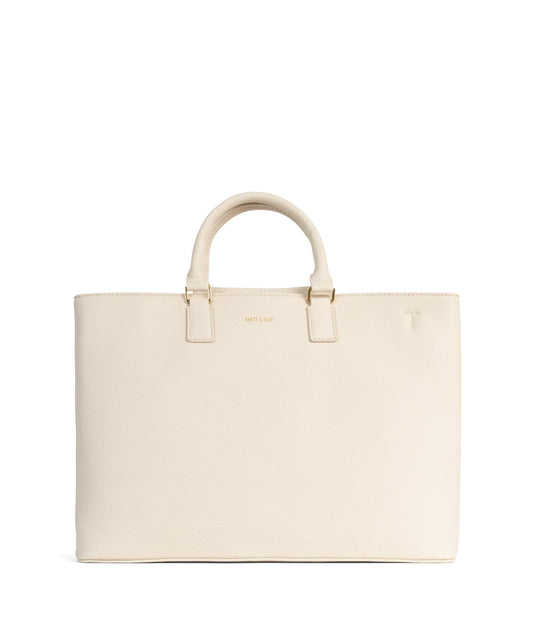 SEVYN Vegan Satchel - Grain | Color: Beige - variant::oat