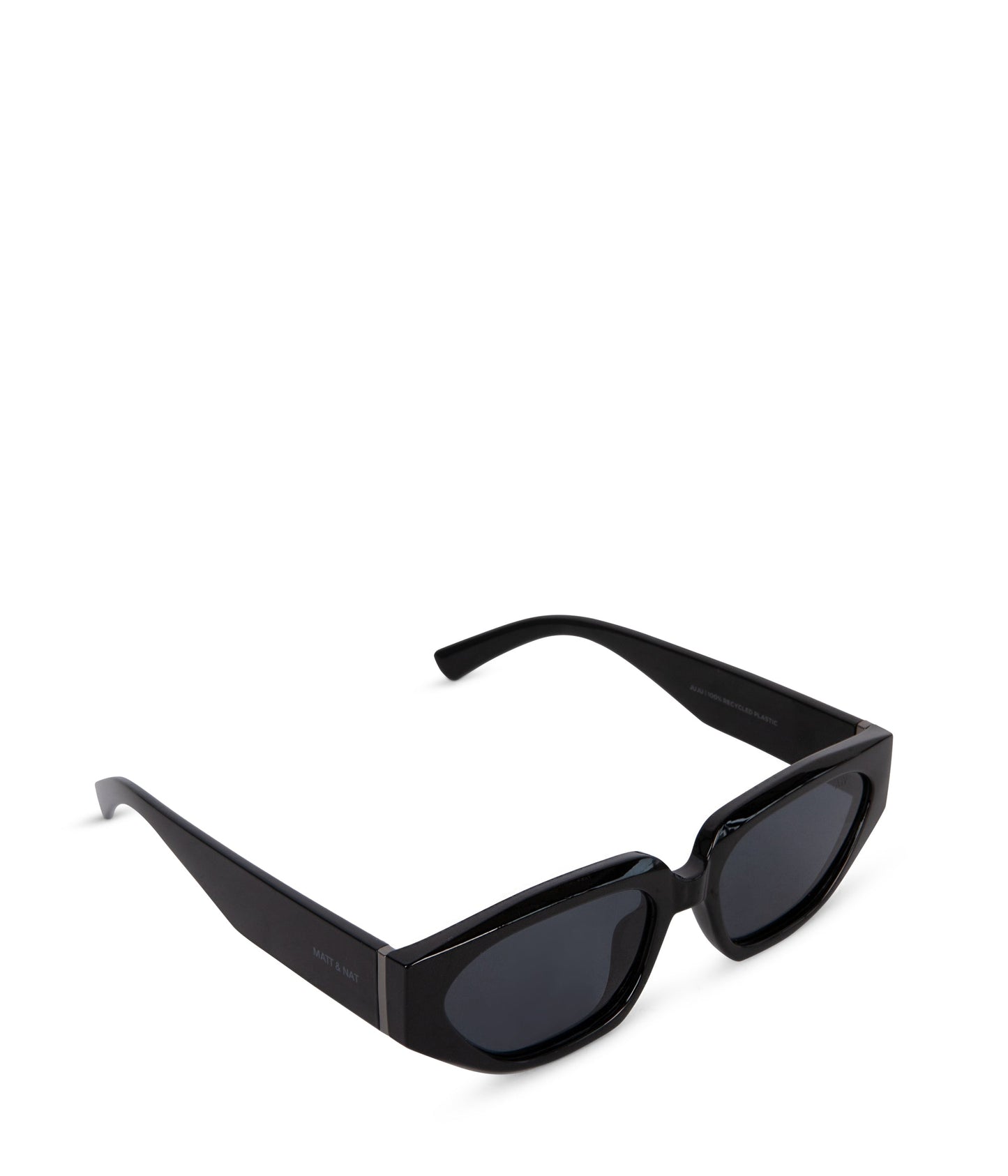 JUJU Geometric Recycled Sunglasses | Color: Black - variant::black