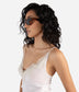 BELLA Cat-Eye Recycled Sunglasses | Color: Brown - variant::print