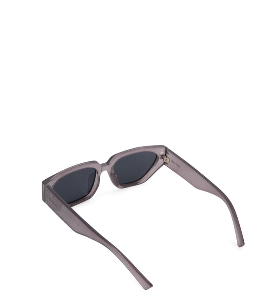 JUJU Geometric Recycled Sunglasses | Color: Tan - variant::clear