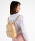 CAROSM Small Vegan Backpack - Theme | Color: Black - variant::black