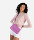 HEART Vegan Crossbody Bag - Theme | Color: Black - variant::black