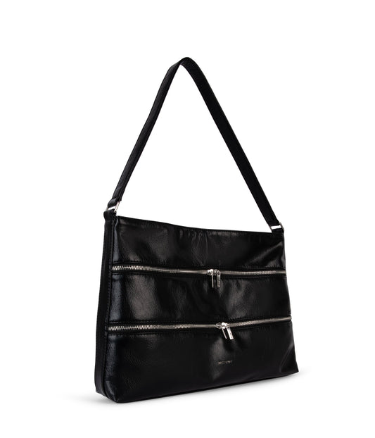 MALENE Vegan Shoulder Bag – Theme | Color: Black - variant::black