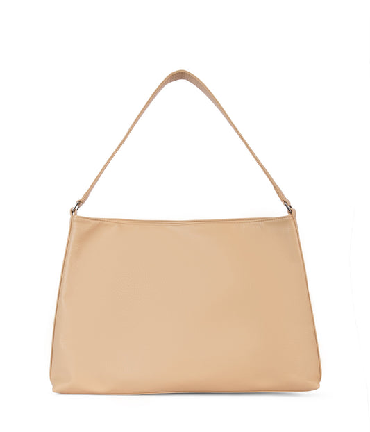 MALENE Vegan Shoulder Bag – Theme | Color: Beige - variant::pancake