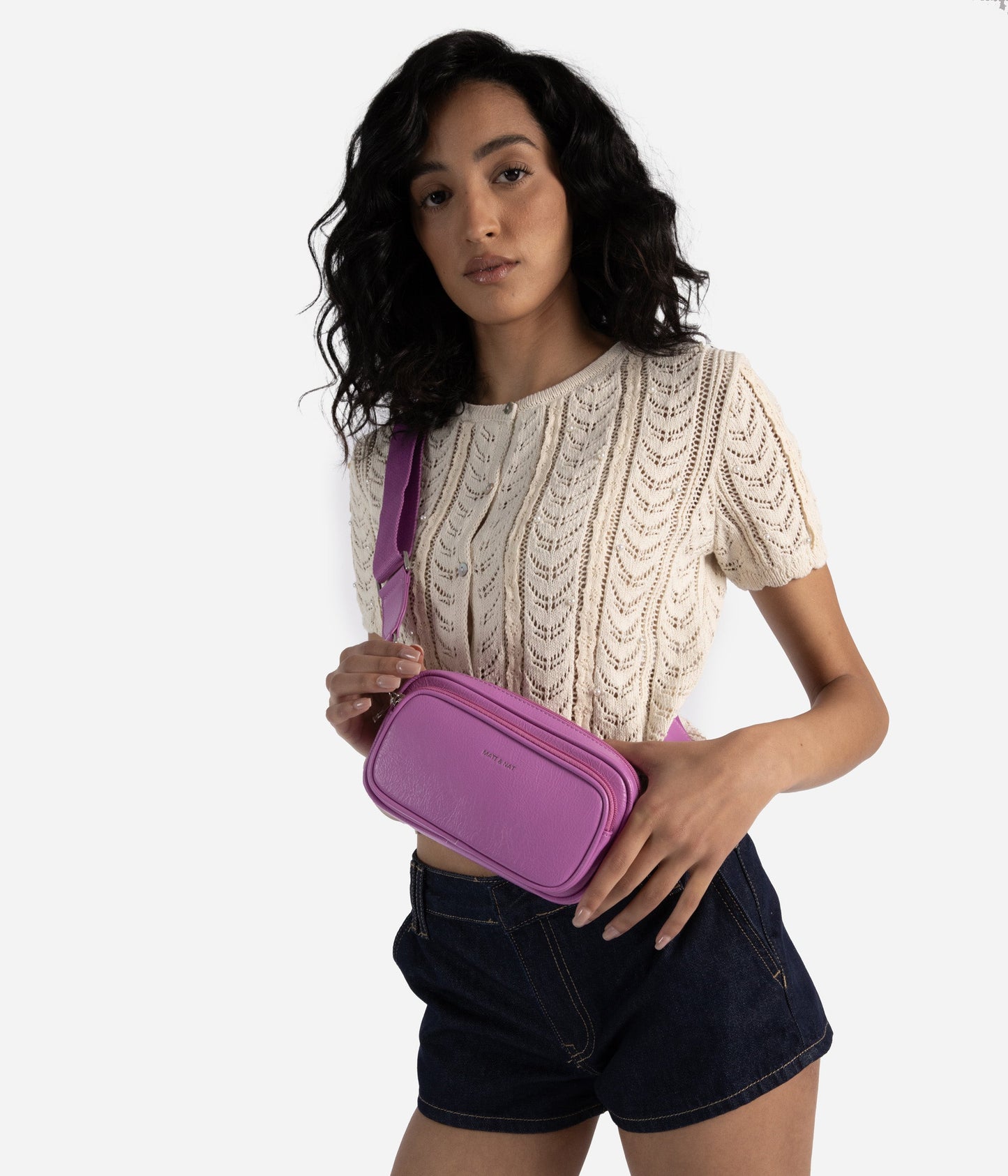 SOLEIL Vegan Crossbody Bag - Theme | Color: Pink - variant::candy