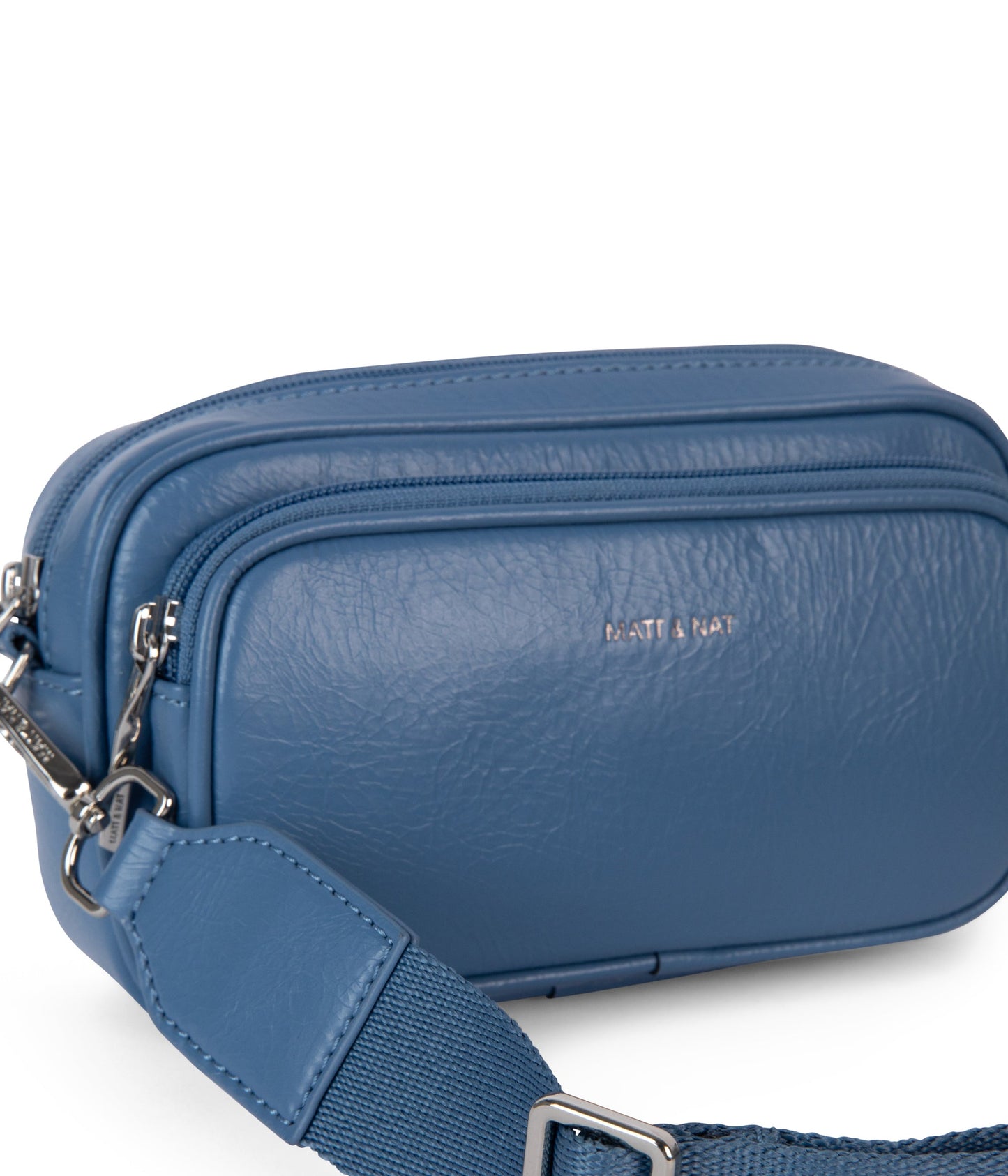 SOLEIL Vegan Crossbody Bag - Theme | Color: Blue - variant::indigo