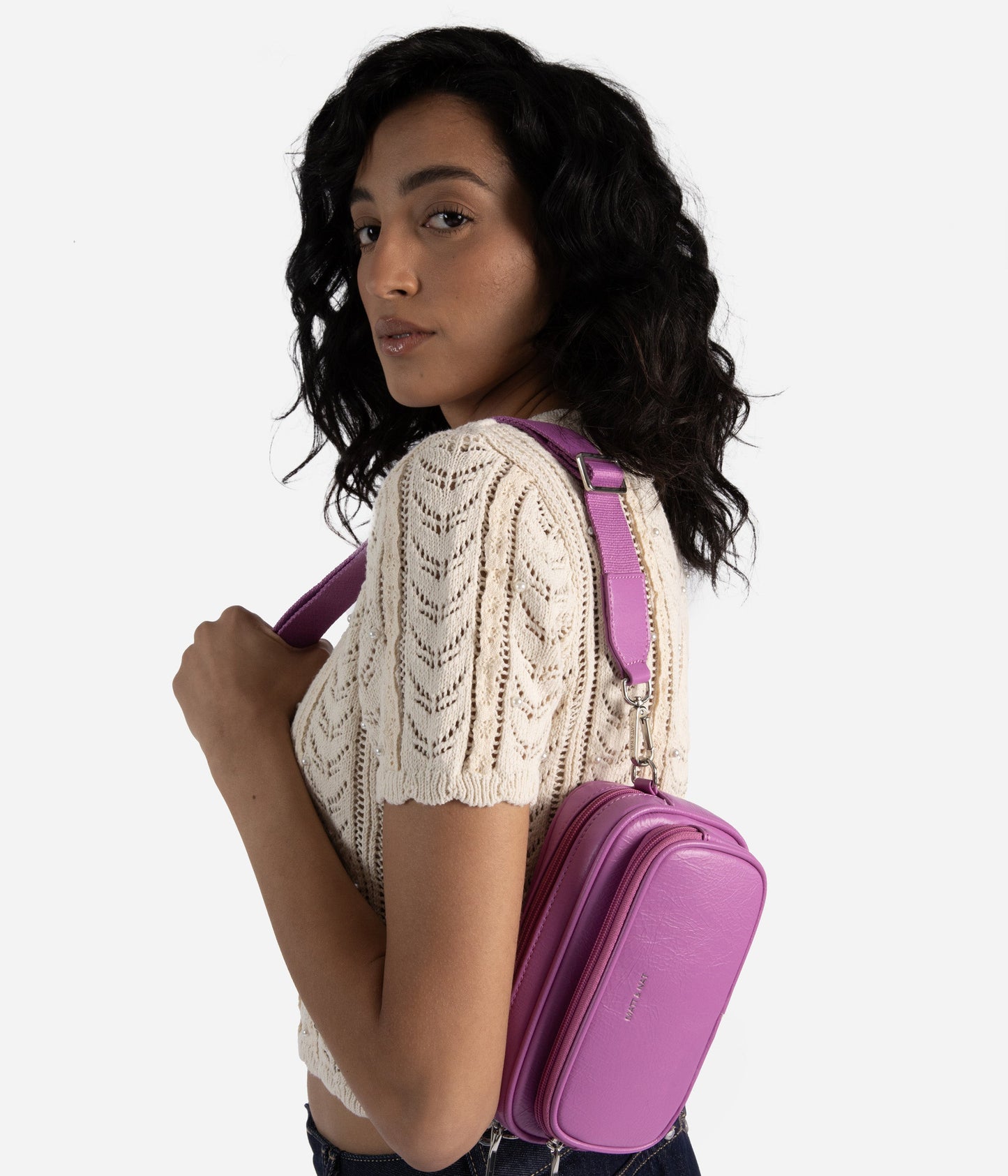 SOLEIL Vegan Crossbody Bag - Theme | Color: Beige - variant::pancake