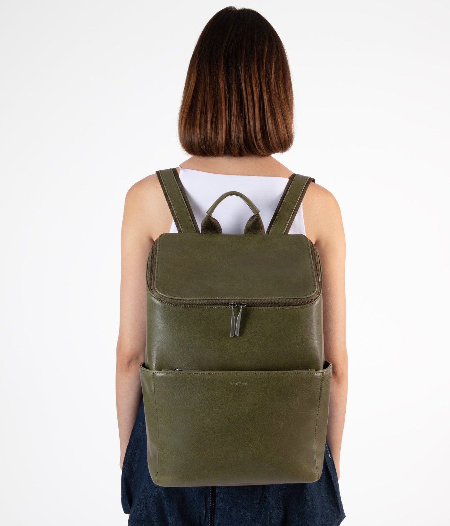 DEAN Vegan Backpack - Vintage | Color: Brown - variant::chili