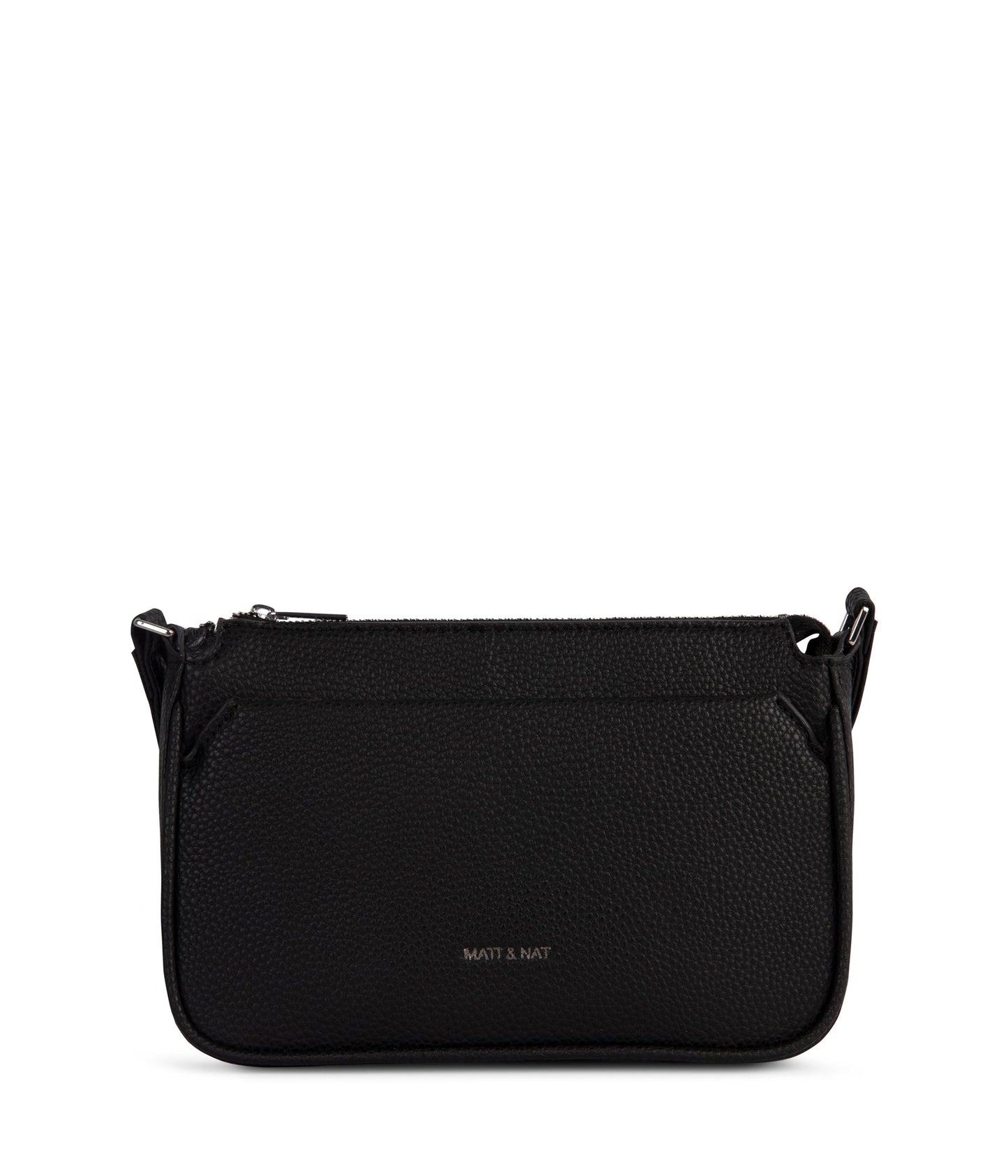 IVY Vegan Crossbody Bag - Grain | Color: Black - variant::black