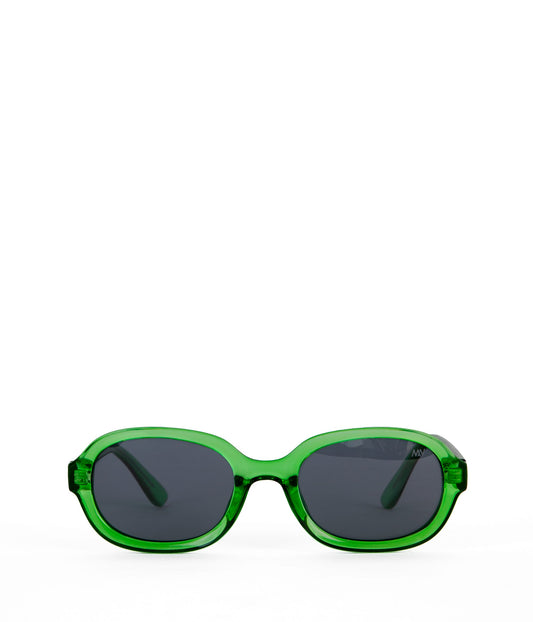 AARA Geometric Recycled Sunglasses | Color: Green - variant::green