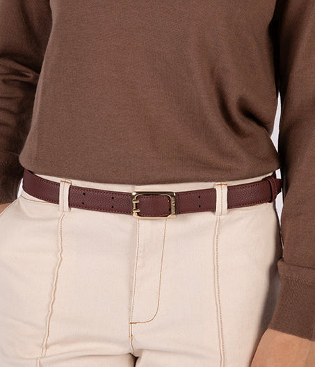 ZANA Vegan Leather Waist Belt - Purity | Color: Cherry - variant::cherry